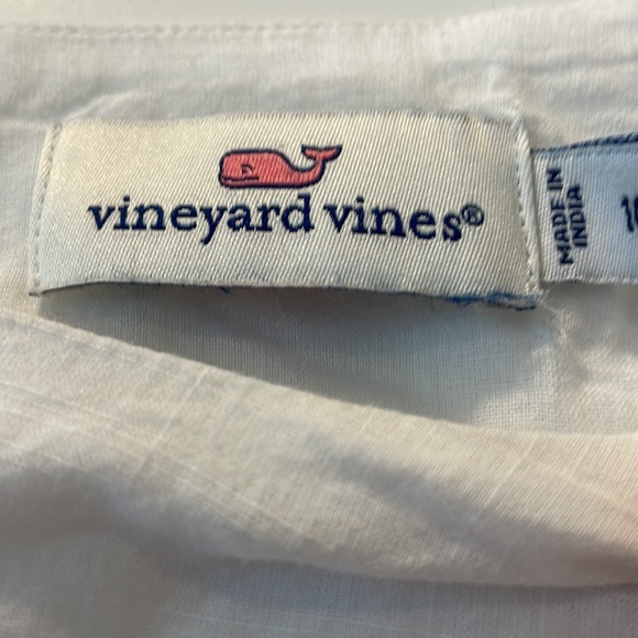 Vineyard Vines White Eyelet Summer Dress -size 10 - Picture 2 of 3